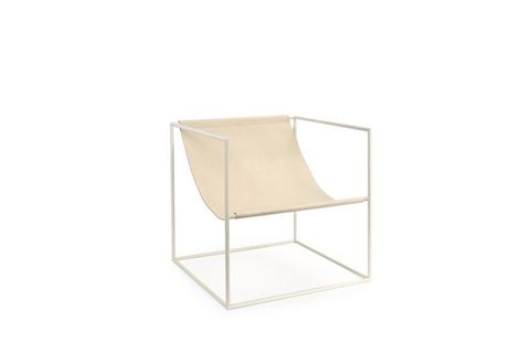 Sohomanje Cubic Accent Chair, Beige & White