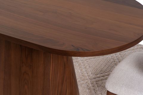 TİTUS AHŞAP KAPLAMALI MDF YEMEK MASASI