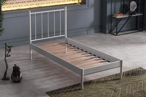 FALEZ ST METAL KARYOLA, BEYAZ, 90X200