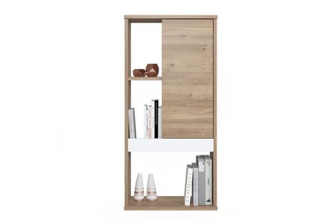 RUUM STORE BY DOĞTAŞ ZEİN KİTAPLIK KAPAKLI, MEŞE OPAK BEYAZ