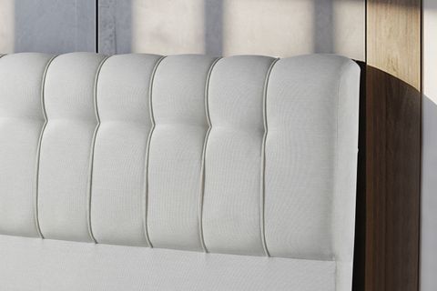 LUNA FORTE BAZA VE BAŞLIK SETİ, KREM, 160X200