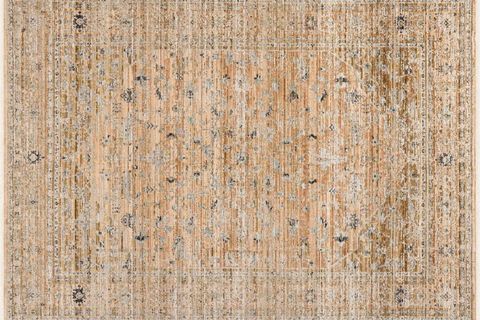 PERA HALI KARAMEL TURUNCU ESKİTME DESENLİ MODERN HALI FMRT05 60X90 CM