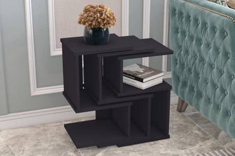 ENDOR ZİGON SEHPA, ANTRASİT, 3 RAFLI