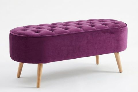 ELEGANT GÜRGEN AYAK BENCH, MOR