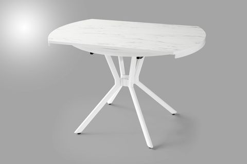 BADE BETA MUTFAK MASASI TAKIMI, 4 SANDALYELİ, BEYAZ, 73X120 CM