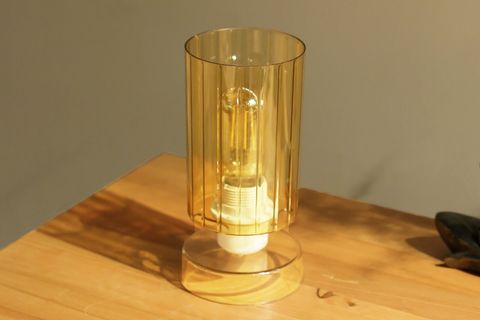 HOMİNG TOLEN  MİNİ CAMLI ABAJUR, BAL CAM