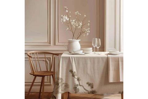 UZAK DOĞU PAMUK MASA ÖRTÜSÜ, 100X100 CM