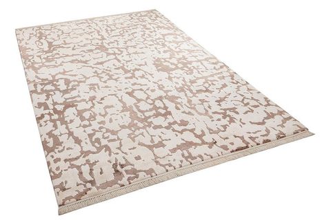 SALWA 187 EL DOKUMASI HALI BEYAZ KAHVE 172X237