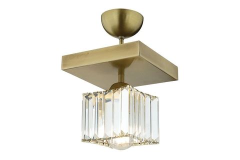APLİQA RİVİA PLAFONYER KRİSTAL TAŞLI AVİZE, ESKİTME