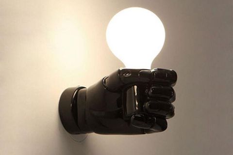 SOL EL DUVAR LAMBASI APLİK AYDINLATMA, SİYAH