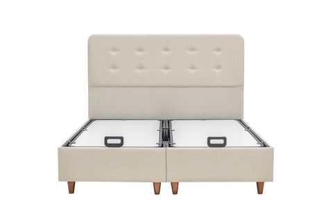 NOTTE BAZA VE BAŞLIK SETİ, KREM, 180X200