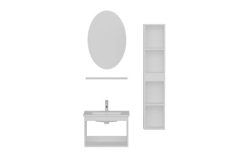 NİKA BANYO DOLABI 65CM AS2K 1EA1R ETJ BOY BEYAZ