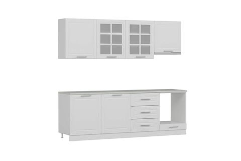 MİNAR 240 CM MEBRAN C MUTFAK DOLABI BEYAZ 240-MCB1