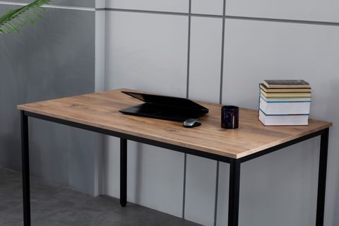 ARPELİA ÇALIŞMA MASASI, KAHVERENGİ, 140 CM