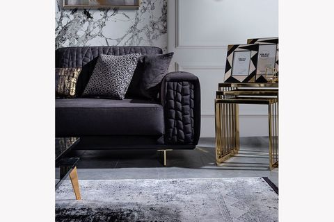 CHARİSMA KOLTUK TAKIMI, SİYAH GRİ