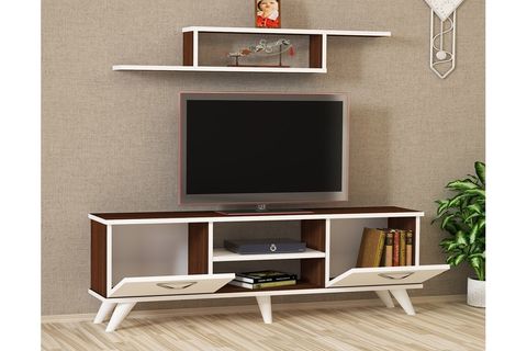 KALENDER DEKOR PRUİTT TV ÜNİTESİ PRT03 CEVİZ BEYAZ
