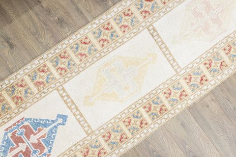 SOHO ANTİQ TIRAZ BORDÜR DESENLİ EL DOKUMA UŞAK YOLLUK, 81X408