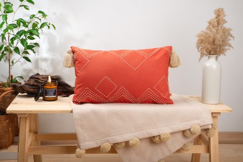 DFN HOME WAVE İKİLİ KIRLENT SETİ, KAHVERENGİ