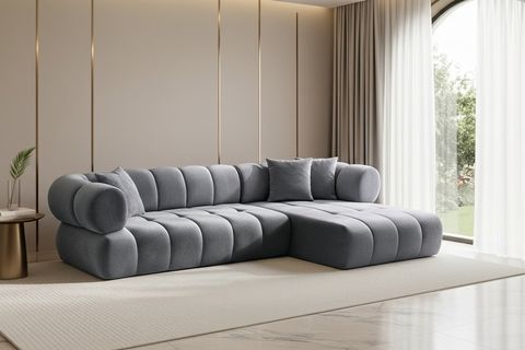 HELSİNKİ SAĞ KÖŞE KOLTUK, KOYU GRİ