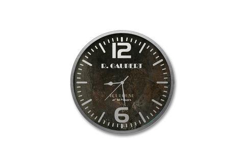 METAL ÇERÇEVELİ BLACK SİLVER WALL PARILTILI SAAT 38 CM
