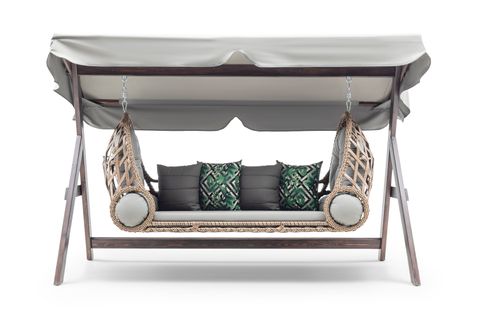 VESTA AHŞAP RATTAN SALINCAK