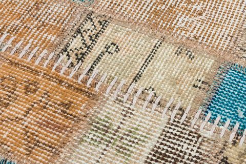 ÖZEL MODERN EL DOKUMA KIRK YAMA PATCHWORK HALI 120X180