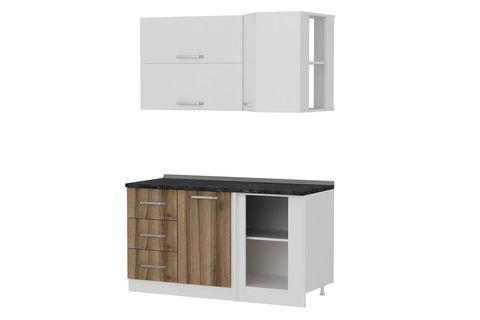 MİNAR 150CM KÖŞE MUTFAK DOLABI BEYAZ DORE K150D4