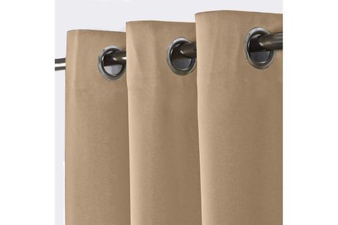 KOZZY HOME BLACKOUT KARARTMA 140X270 RUSTİK PERDE BEJ