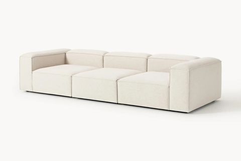 LENA ÜÇLÜ KETEN KOLTUK, BEJ