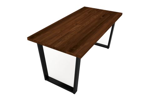 WOODESK ILGIN MASİF YEMEK MASASI CEVİZ RENK, 140X70, CPT7012-140