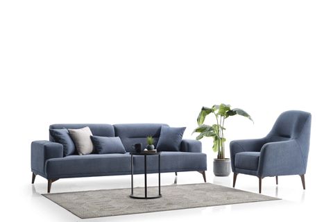 STİLL ÜÇLÜ KOLTUK, LACİVERT