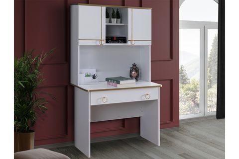 GOLD KİTAPLIK ÜNİTELİ ÇALIŞMA MASASI
