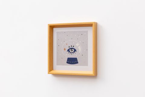 MYSTİC EYE STAR İKİLİ POSTER SETİ, ÇERÇEVELİ, 20X20