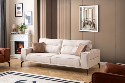 ELİT ÜÇLÜ KOLTUK, KIRIK BEYAZ