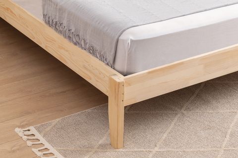 MSM TOKYO DOĞAL AHŞAP KARYOLA, NATUREL, 90X190