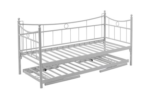 DAİLY DAYBED METAL YAVRULU KARYOLA, BEYAZ, 90X200