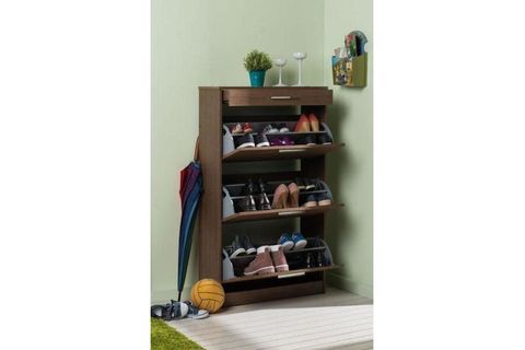ADORE FLAT 3 KAPAKLI TEK ÇEKMECELİ AYAKKABI DOLABI NOCE