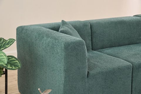RAKS SERİSİ MODULER FUUL SÜNGER KÖŞE KOLTUK, SAĞ VE SOL, YEŞİL
