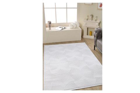 LONDON YUMUŞAK DOKULU KESME YOLLUK DOKUMA MAKİNE HALISI, BEJ, 120X250, 1175A