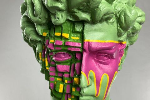 DAVID PINXEL POP ART DEKORATİF ROMA YUNAN HEYKELLERİ
