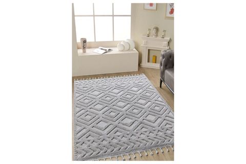 ELİT BUKLELİ YUMUŞAK PELUŞ POST SHAGGY SALON HALISI, 0C830A, 240X340