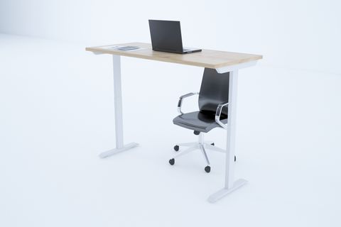 TUUNDESİGN TOHİ DESK YÜKSEKLİK AYARLI OFİS MASASI, MEŞE BEYAZ, 100 CM