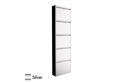 VEGA KİLİTLİ METAL AYAKKABILIK, SİLVER, 5 KAPAKLI