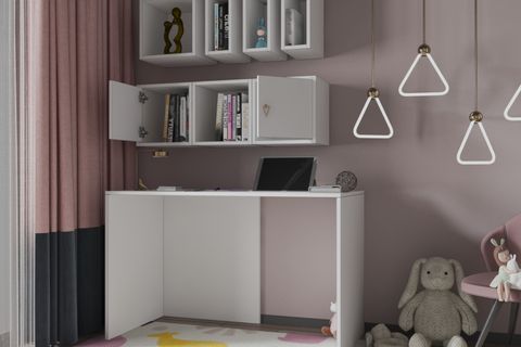 MODÜLER ÇALIŞMA MASASI, BEYAZ