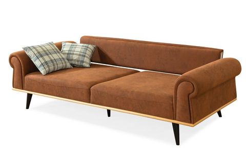 QUATTRO KOLTUK TAKIMI GRİ TURUNCU