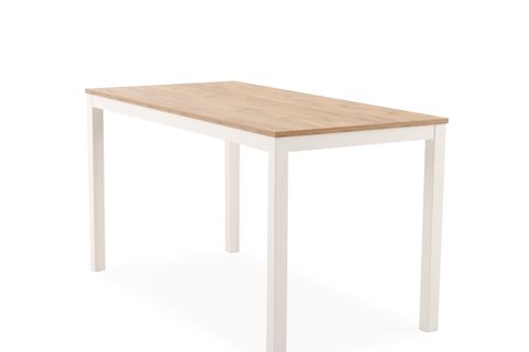 ARPELİA YEMEK MASASI BEYAZ ATLANTİK ÇAM, 140 CM