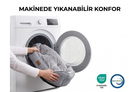 SPRİT EVCİL HAYVAN YATAĞI, GRİ, LARGE