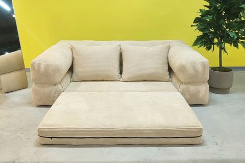KATLANIR YATAK ÇOK FONKSİYONLU KOLTUK, KREM
