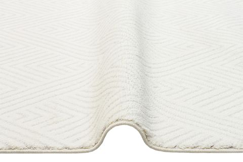 EKO HALI URBAN URB 01 WHİTE BEYAZ ETNİK DESENLERE SAHİP HAV TOZ VERMEZ YUMUŞAK DOKULU MODERN HALI 120X180