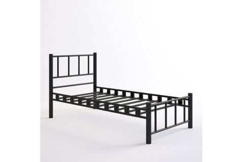 ZAMBAK TEK KİŞİLİK METAL FERFORJE KARYOLA 120X200